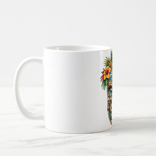 Caneca de Café Tiki Flor de Espuma do Mar (Esquerda)