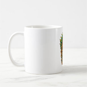 Caneca de Café Tiki Hibisco Explosão de Sol