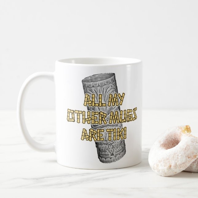 Caneca De Café Tiki Mug 4 (Com Donut)