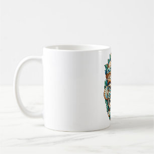 Caneca de Café Tiki Pérola de Neve