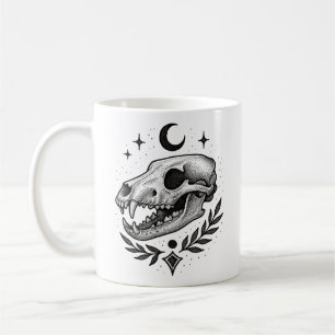Caneca De Café Tilacina Crânio - Design inspirado na tatuagem