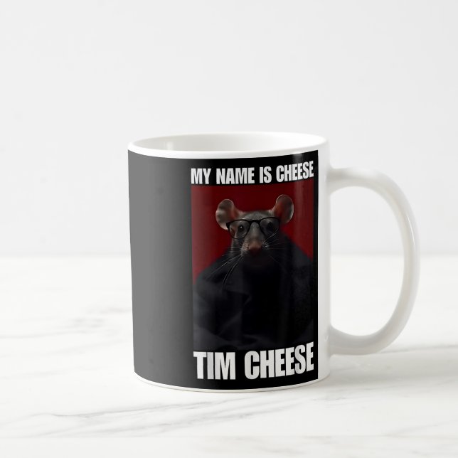 Caneca De Café Tim Cheese - Memória Brainrot (Direita)