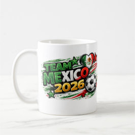 Caneca De Café TIME MÉXICO 2026 Fã| Orgulho Mexicano Futebol