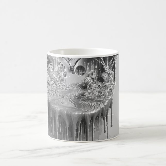 Caneca De Café Time Warp Mug - Design de Drivers de Relógio Derre (Centro)