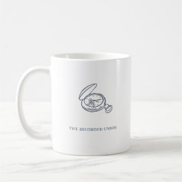 Caneca De Café Timepiece-Minimalist Wedding Union Mug