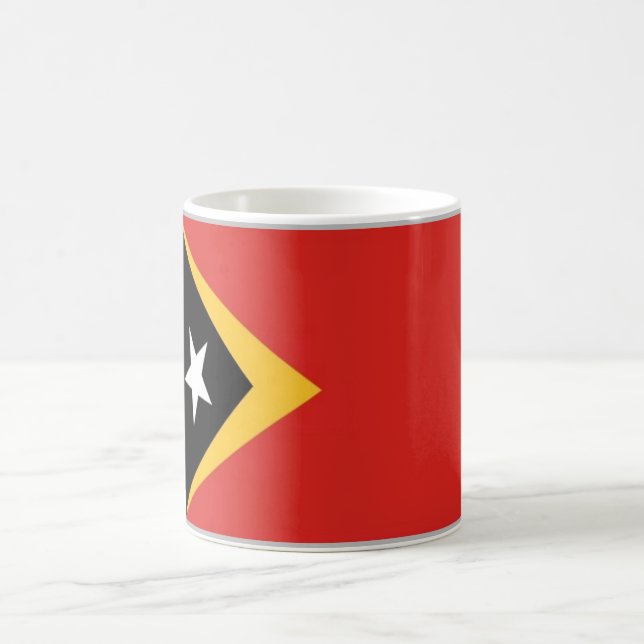 Caneca De Café Timor-Leste - Bandeira - (Centro)