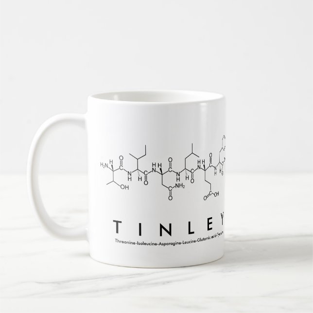 Caneca De Café Tinley peptide name mug (Esquerda)