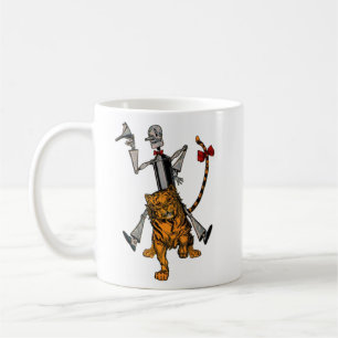 Caneca De Café Tinman e Cowardly Lion
