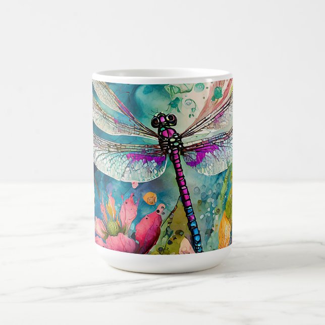 Caneca De Café Tinta e Caneta Dragonfly (Centro)
