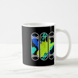Caneca De Café Tinta Estética dos Anos 90 Skate Skateboard Skateb