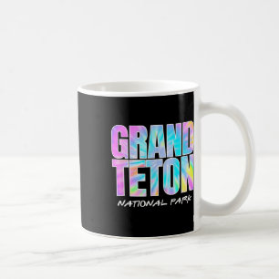 Caneca De Café Tinta Tie Parque Nacional Grand Teton Wyoming Cria