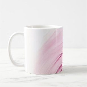 Caneca De Café Tinta, tinta, abstrato. Feche a pintura. Col