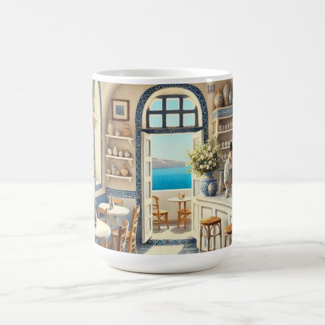 Caneca De Café Tiny Coffeeshop em Santorini (Centro)