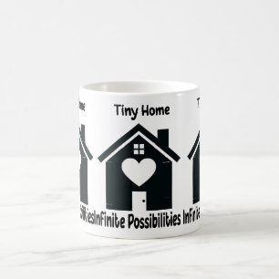 Caneca De Café Tiny Home Infinitas Possibilidades Café Minimalist