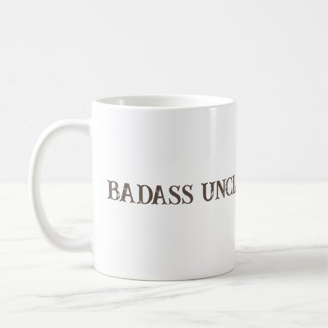 Caneca De Café Tio Badass (Esquerda)