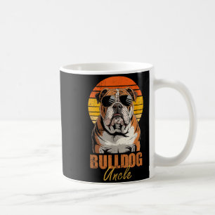 Caneca De Café Tio Bulldog Retro Legal Engraçado Vintage Amantes