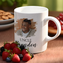 Caneca De Café Tio com Foto Personalizada