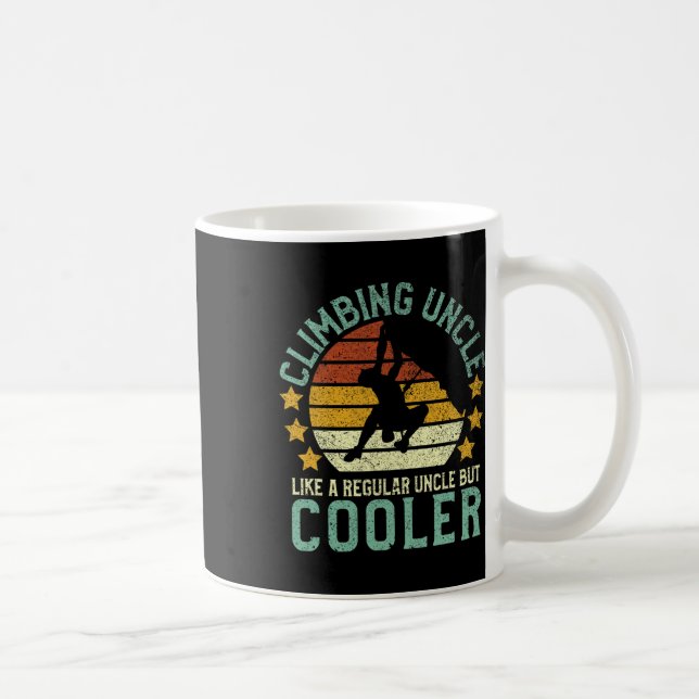 Caneca De Café Tio de Escalada em Rocha Engraçado Presente de Esc (Direita)