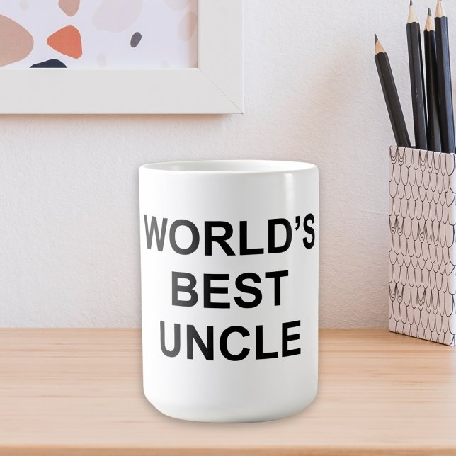 Caneca De Café Tio do Mundo (Criador carregado)