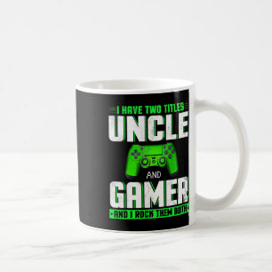 Caneca De Café Tio E Dia de os pais Feliz Para Jogadores