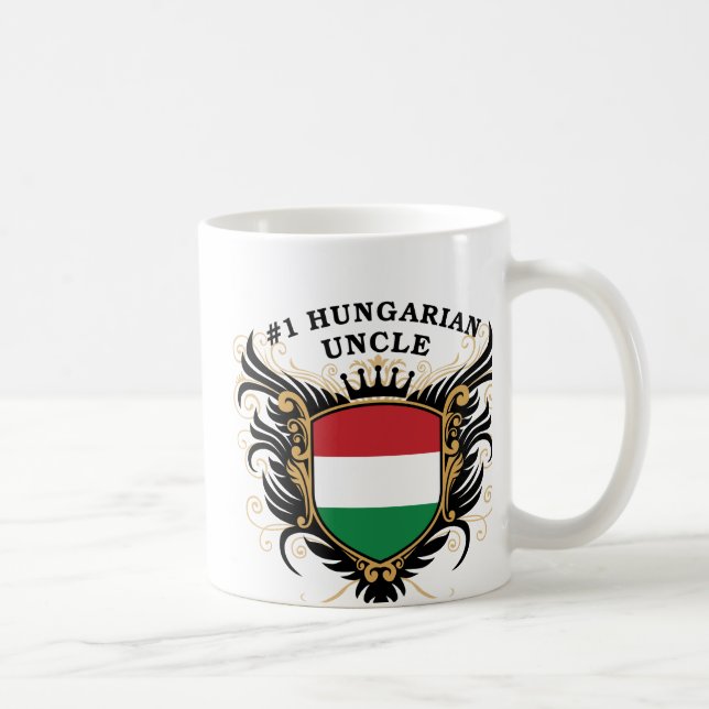 Caneca De Café Tio húngaro do número um (Direita)