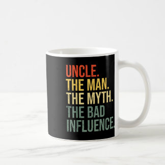 Caneca De Café Tio O Homem O Mito A Má Influência Melhor Divertid