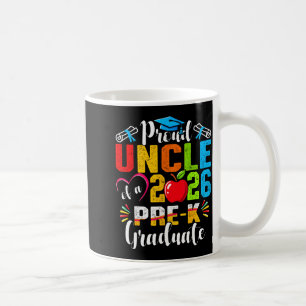 Caneca De Café Tio orgulhoso do formando do pré-jardim de infânci