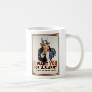 Caneca De Café Tio Sam