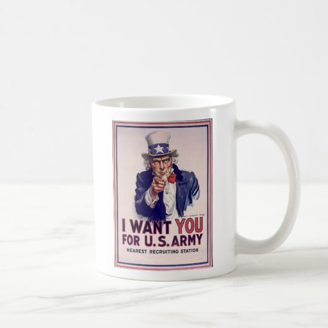 Caneca De Café tio Sam (Direita)