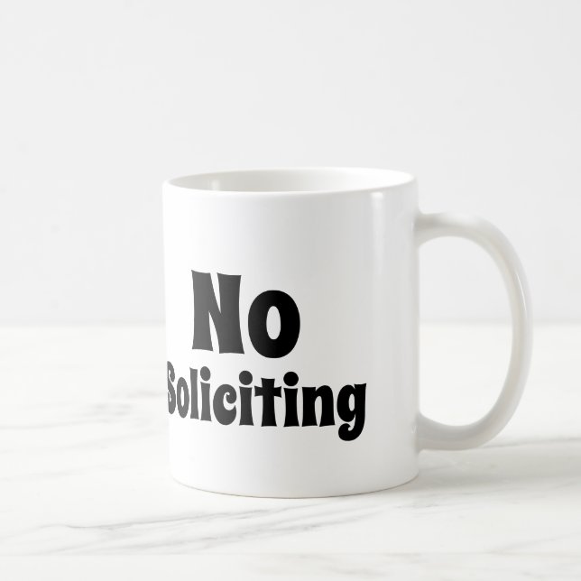 Caneca De Café Tio Sam Diz Sem Solicitação (Direita)