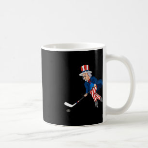 Caneca De Café Tio Sam Hockey 4 De Julho Meninos Patrióticos T