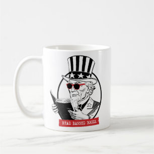 Caneca De Café Tio Sam Lê Livros Proibidos