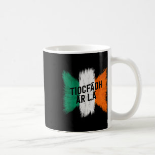 Caneca De Café Tiocfaidh Ar La Vintage Irlanda Bandeira Irlandesa