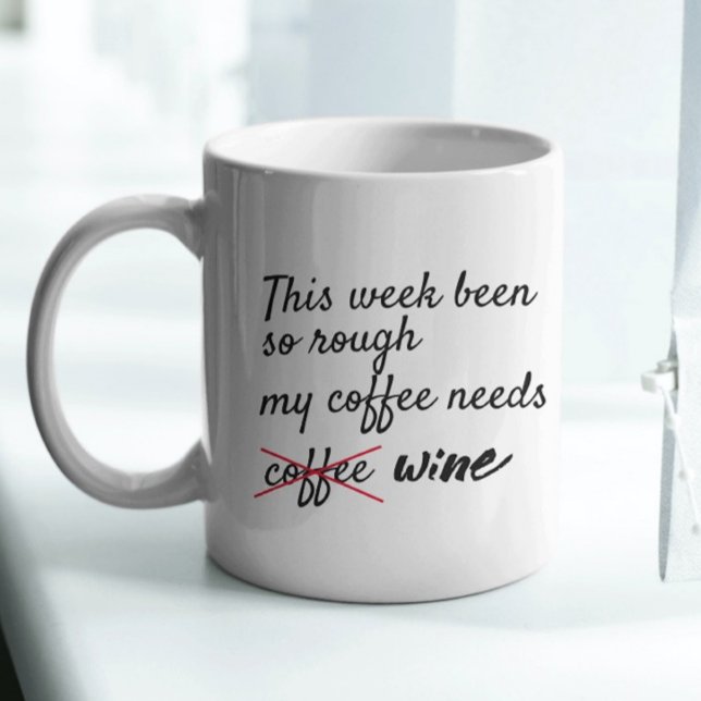 Caneca De Café Típica moderna engraçada e engraçada (Criador carregado)