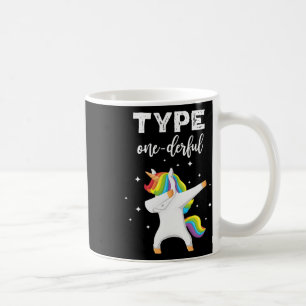 Caneca De Café Tipo Maravilhoso Dabbing Unicorn Diabetes Consciên