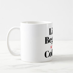 Caneca de Café Tipografia A Vida Começa Depois do 