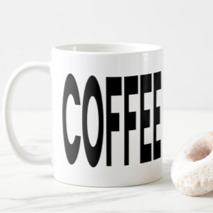 Caneca De Café Tipografia CAFÉ SOB DEMANDA Humor Divertido