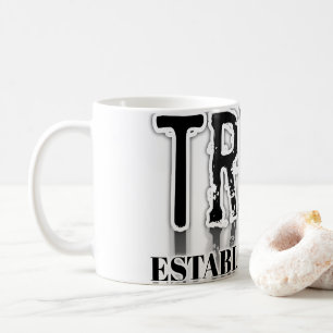 Caneca de Café Tipografia "Confie" Minimalista – I