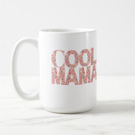 Caneca De Café Tipografia Cool Mama Corações