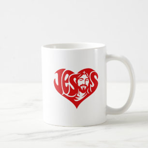 Caneca De Café Tipografia Coração de Jesus