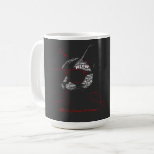 Caneca De Café Tipografia de Gato 'Eu Faço o que Quero'