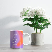 Tipografia de gradiente colorida da aura moderna