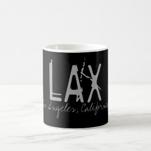 Caneca De Café Tipografia do aeroporto LAX Los Angeles