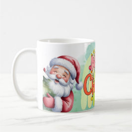 Caneca De Café Tipografia Feliz Natal e Luzes & Veados
