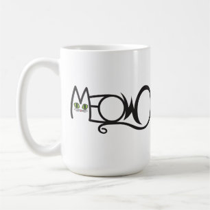 Caneca De Café Tipografia Gato Mia