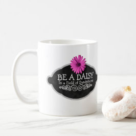 Caneca De Café Tipografia inspirada feminino das citações da flor