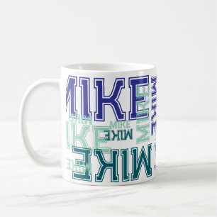 Caneca De Café Tipografia moderna curta de 4 letras