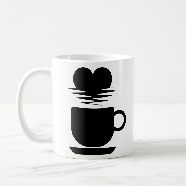 Caneca De Café Tipografia Moderna de Bebida (Esquerda)