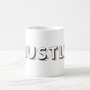 Caneca De Café Tipografia Moderna Hustle