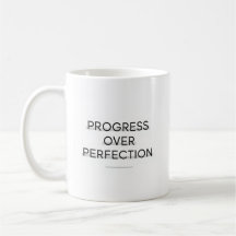 Tipografia moderna progresso acima da perfeição te